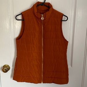 Burnt orange Michael Kors Vest